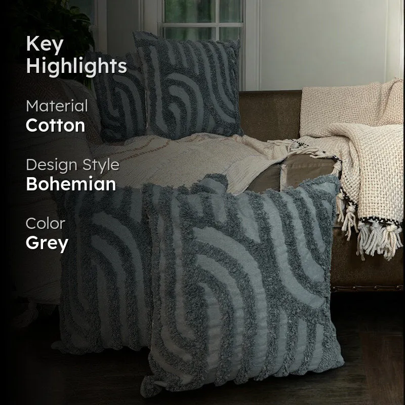 Ferntact Tufted Cushion Cover Set - Set Of Four media 2