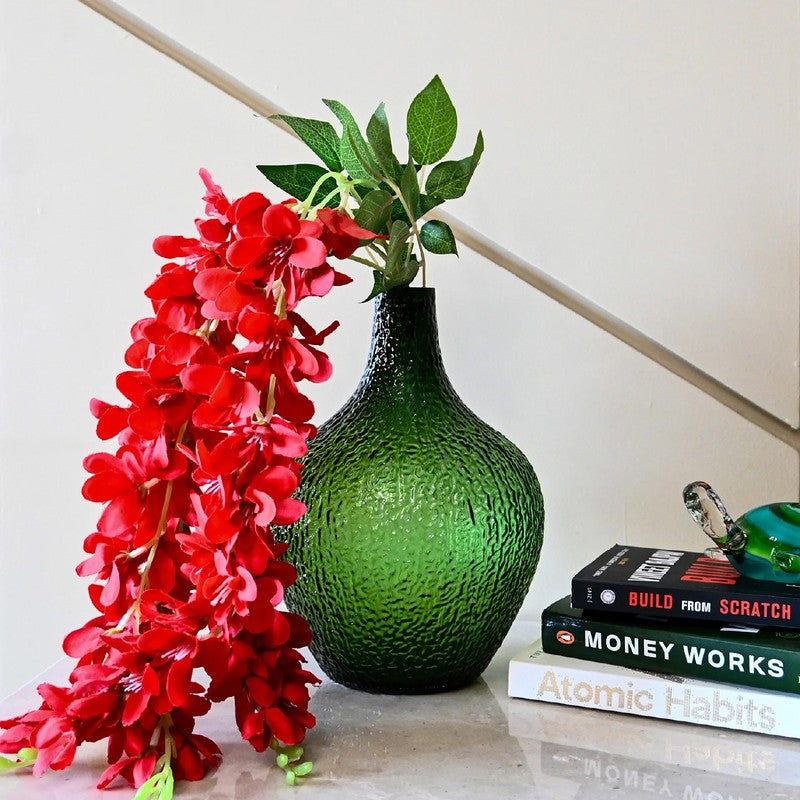 Stonewave Glass Vase - Green media 4