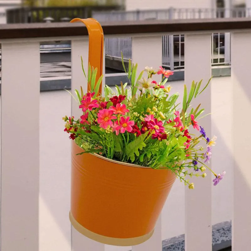 Lush Glow Planter (Orange) - Set Of Three media 3