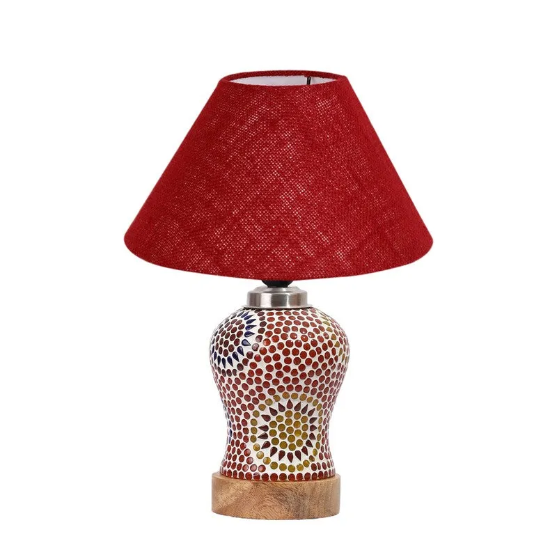 Canvra Wooden Table Lamp - Multicolor media 5