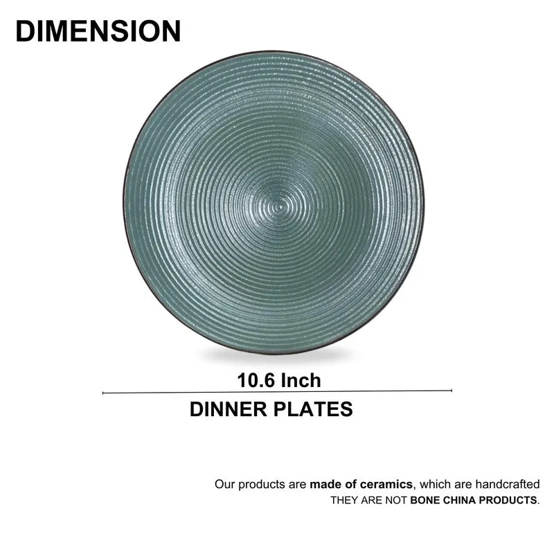 DishFlow Ceramic Dinner Plate media 4