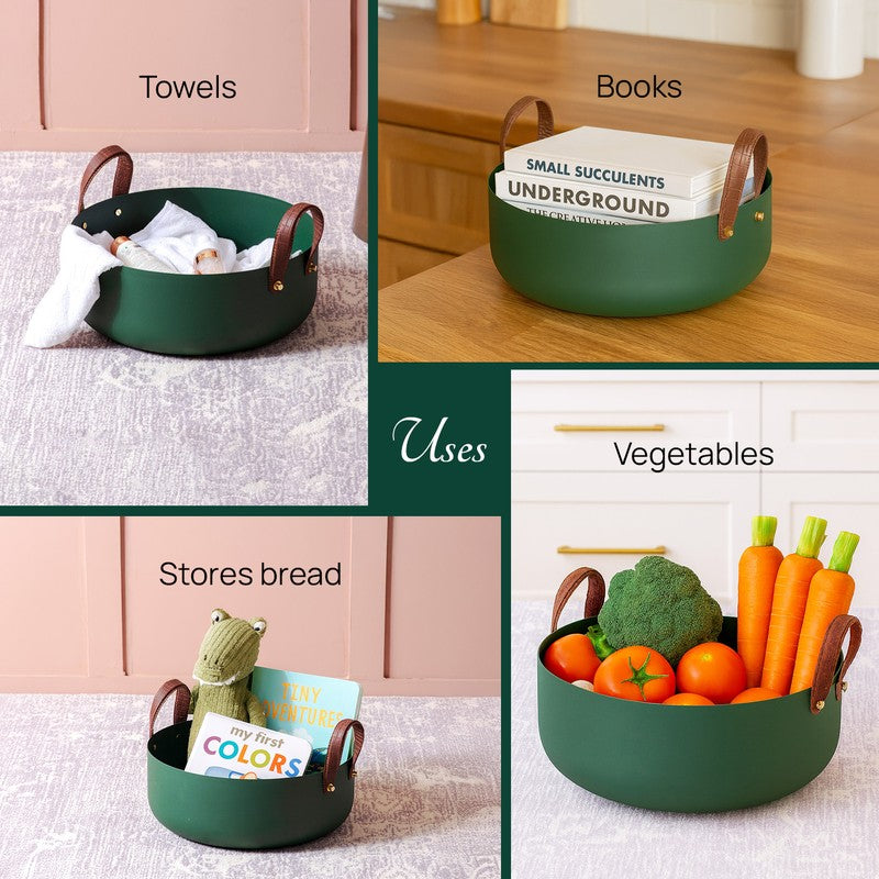 Grucia (Iron, Leather) Basket media 5