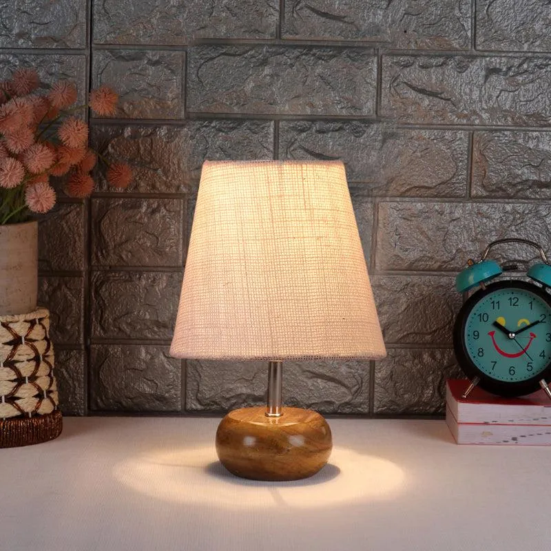 Astrova Jute Table Lamp - White,Brown media 1