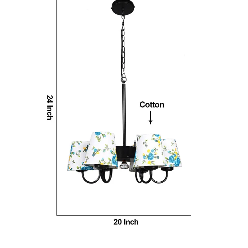Blue Fleur Conical Viya Ceiling Lamp media 5