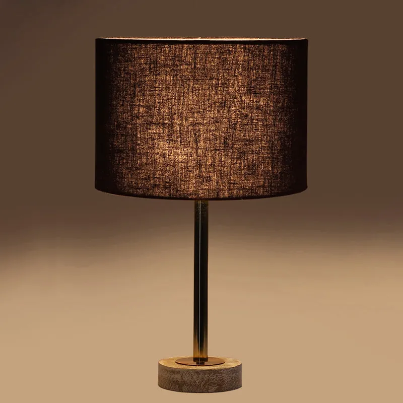 Cotin I Rodin Wooden Table Lamp - Black,Gold,White media 6