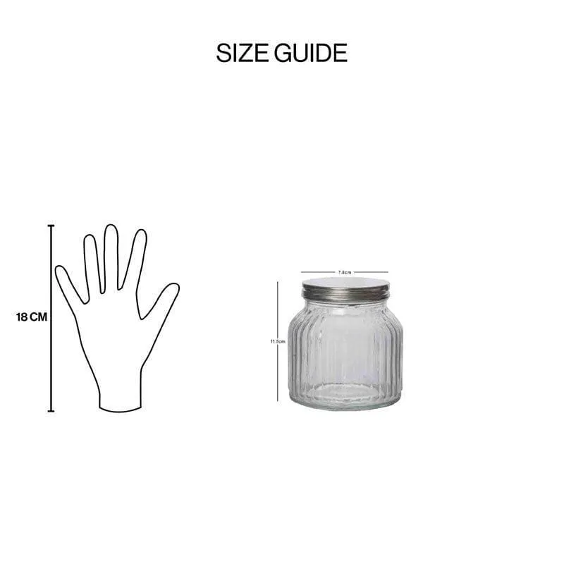 Reveto Storage Jar with Metal Lid (710 mL Each) - Set of Three media 6