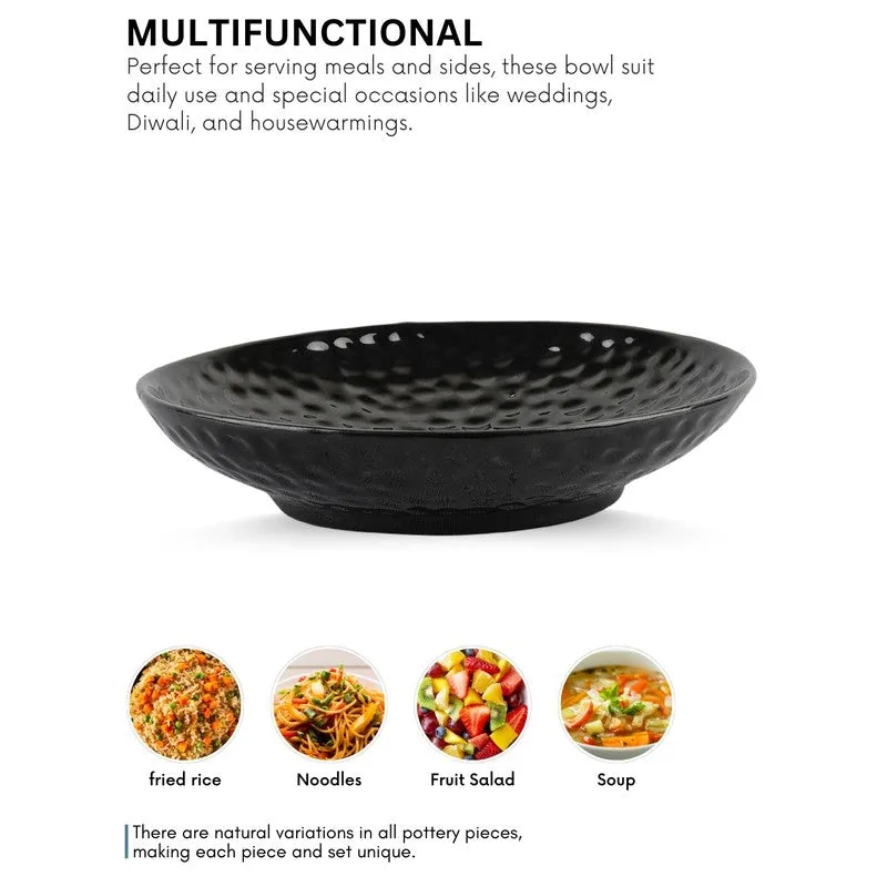 Elegant Black Ceramic Serving Platter media 8
