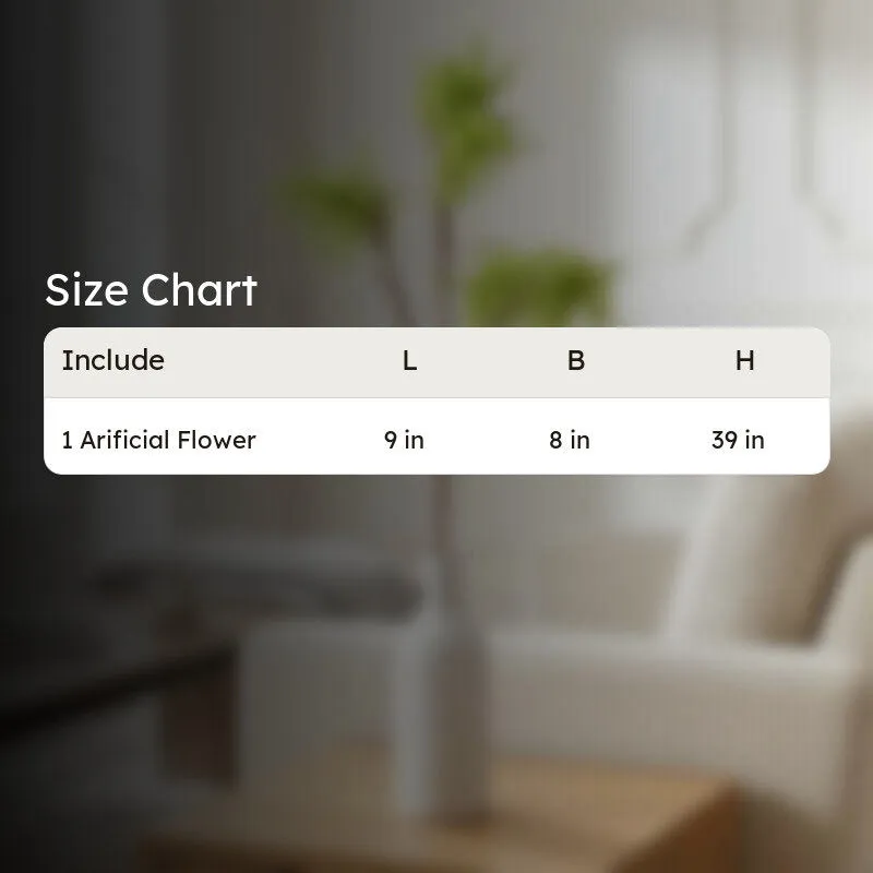 Leafira Artificial Flower - Light Green media 9
