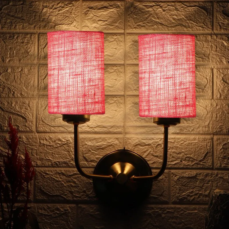 Lumoire Duo Metal Wall Lamp - Pink media 4