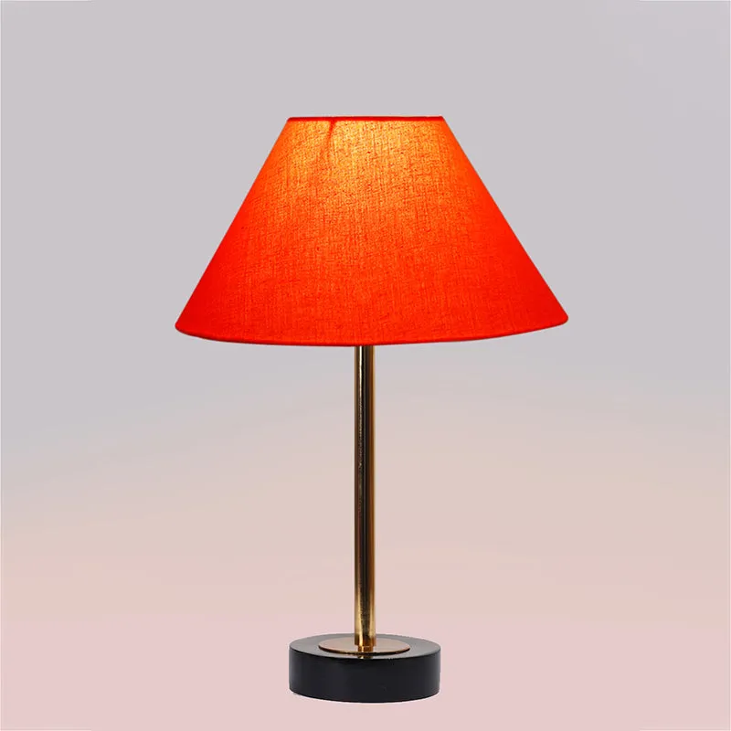 Cotin II Rodin Wooden Table Lamp - Orange,Gold,Black media 5