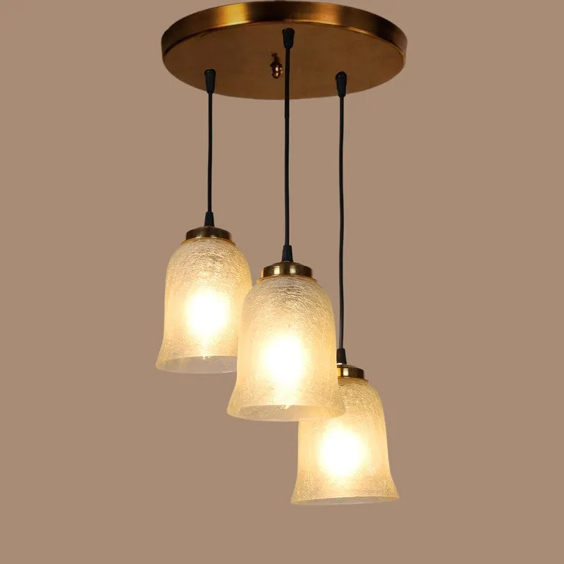 Zariya Glass Ceiling Lamp - White media 4