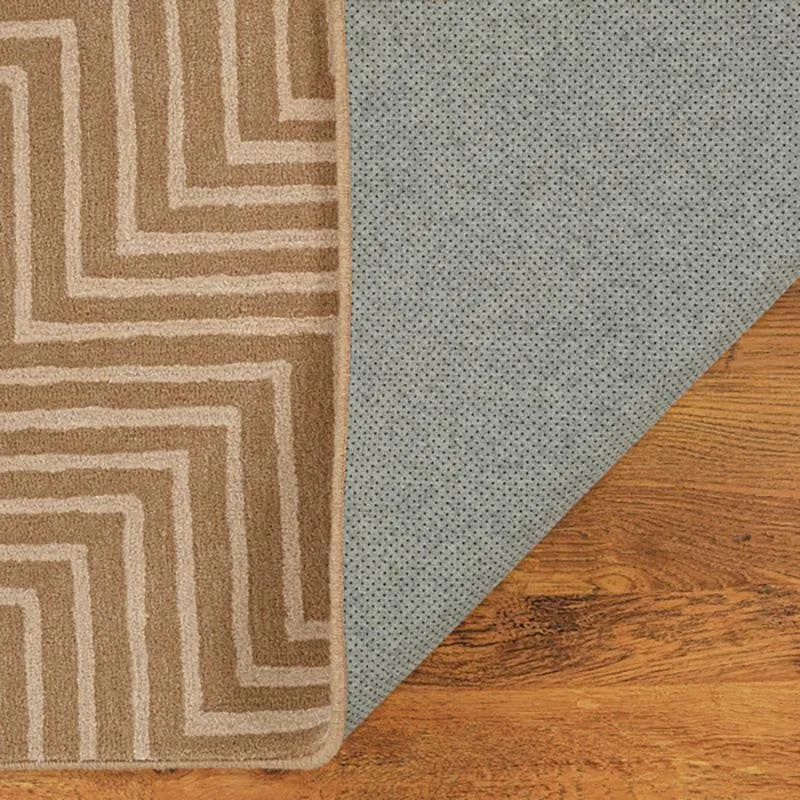 Denethor Hand Tufted Geometric Wool & Nylon Carpet - Beige media 5