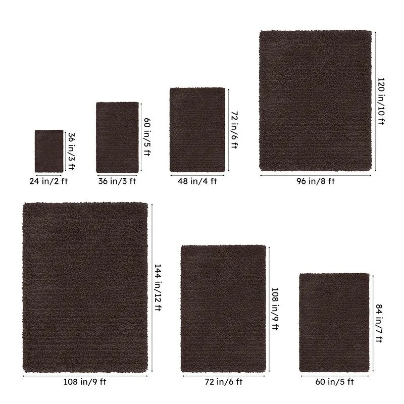 Table Tufted Woven Whisper Rug - Chocolate media 12