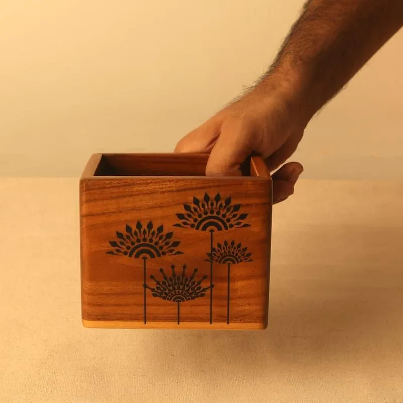 Vadana Floral Cutlery Holder media 4