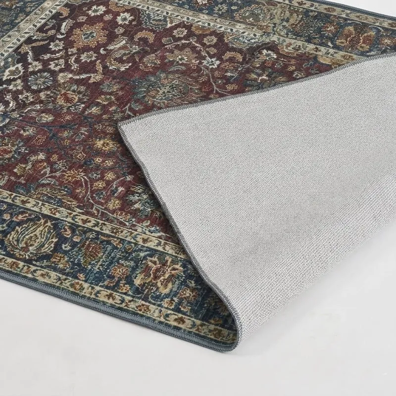 Regal Weave Velvet Rectangle Anti-Skid Carpet - 5