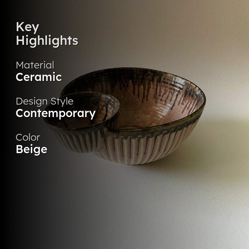 Manila Chip & Dip Bowl (Olive) - 1400 ML image 2