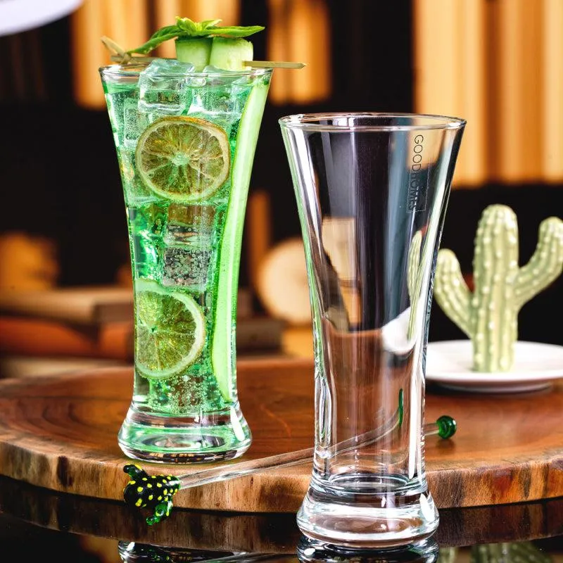 Mina Beer Glass (275 mL) - Set Of Six media 1