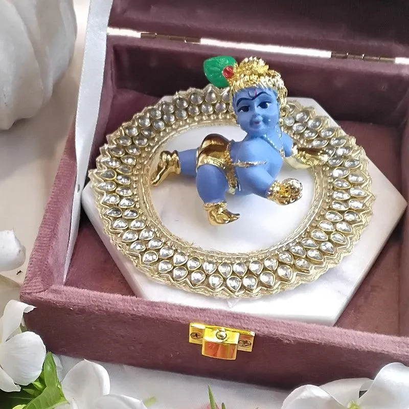 Decorative Krishna Showpiece Gift Box media 1