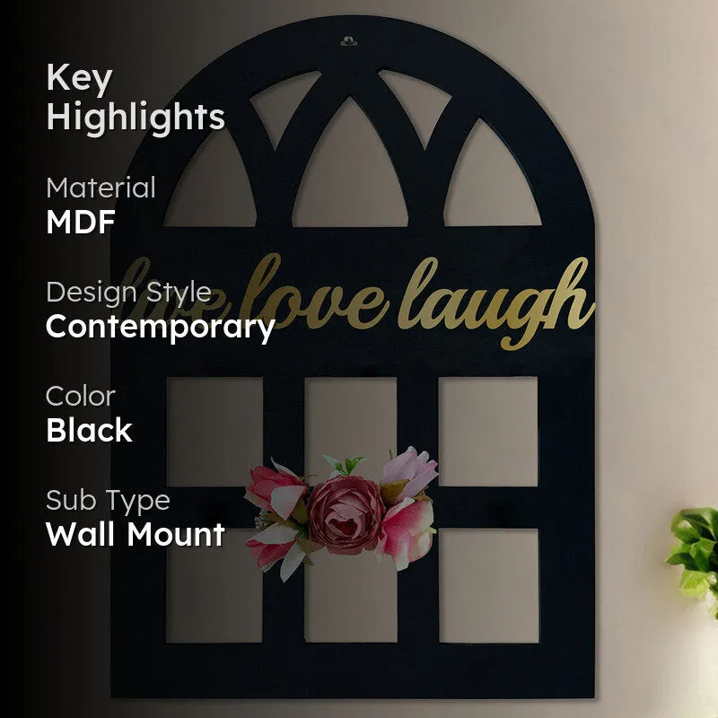 Laugh Love Love MDF Wall Accent media 2