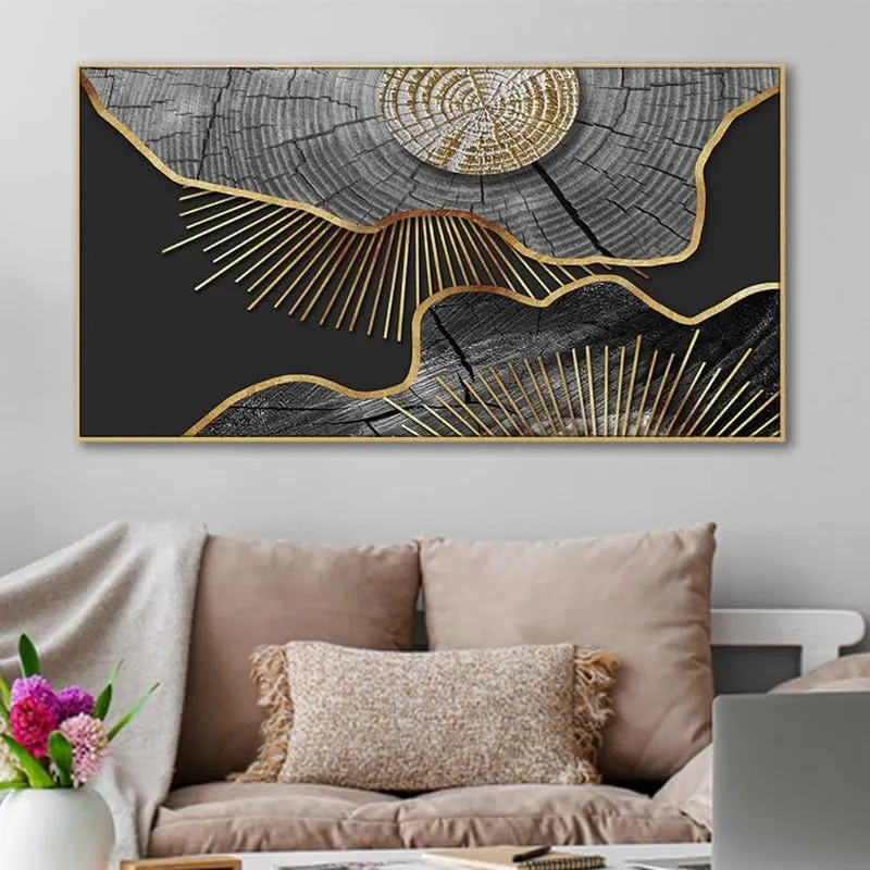 Goldline Canvas Wall Painting With Frame media 3