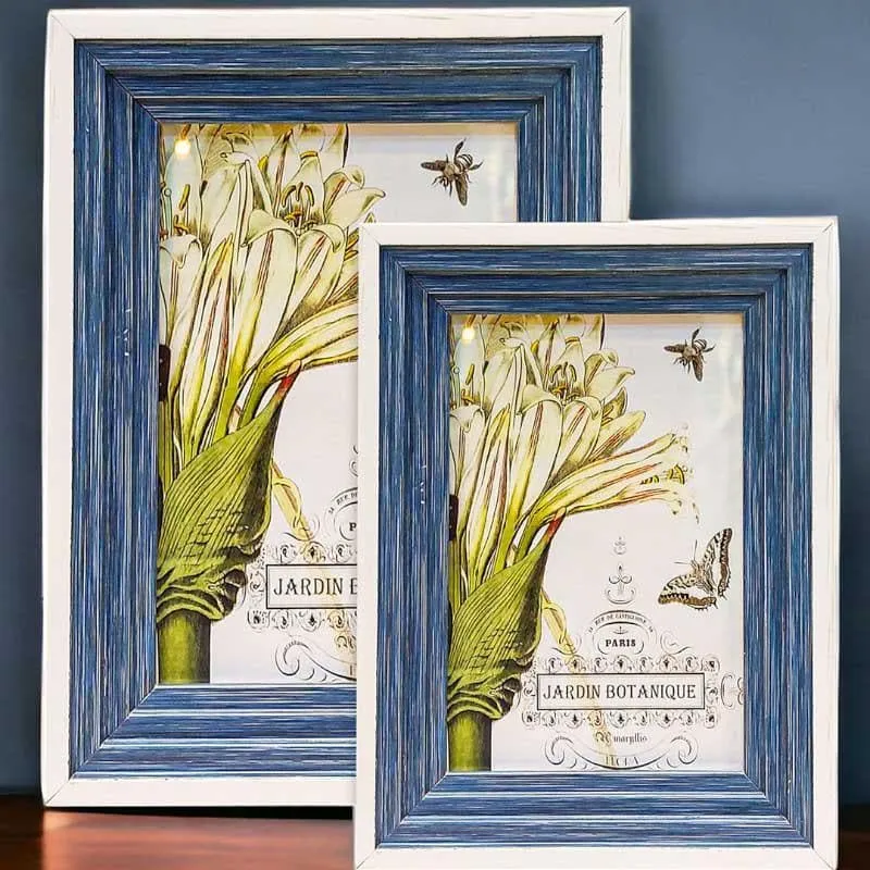 Log Love Table Photo Frame - Set Of Two media 1