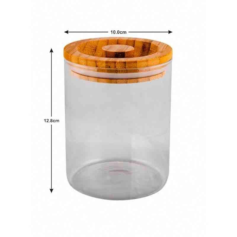 CandyMax Glass Jar With Wooden Lid (660 mL Each) - Set of Two media 5