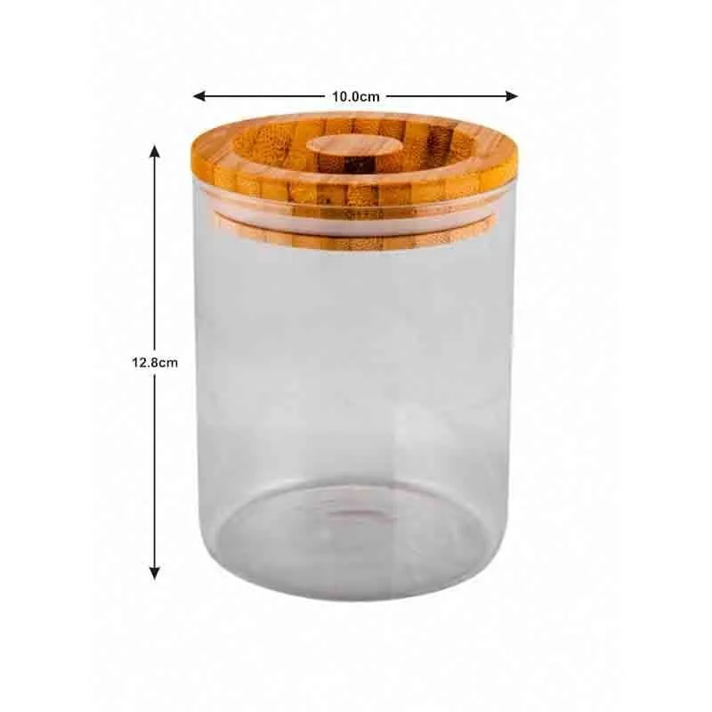 CandyMax Glass Jar With Wooden Lid (660 mL Each) - Set of Two media 5