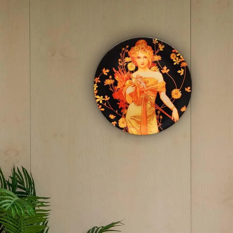 Spring by Mucha Decorative Plate media 1