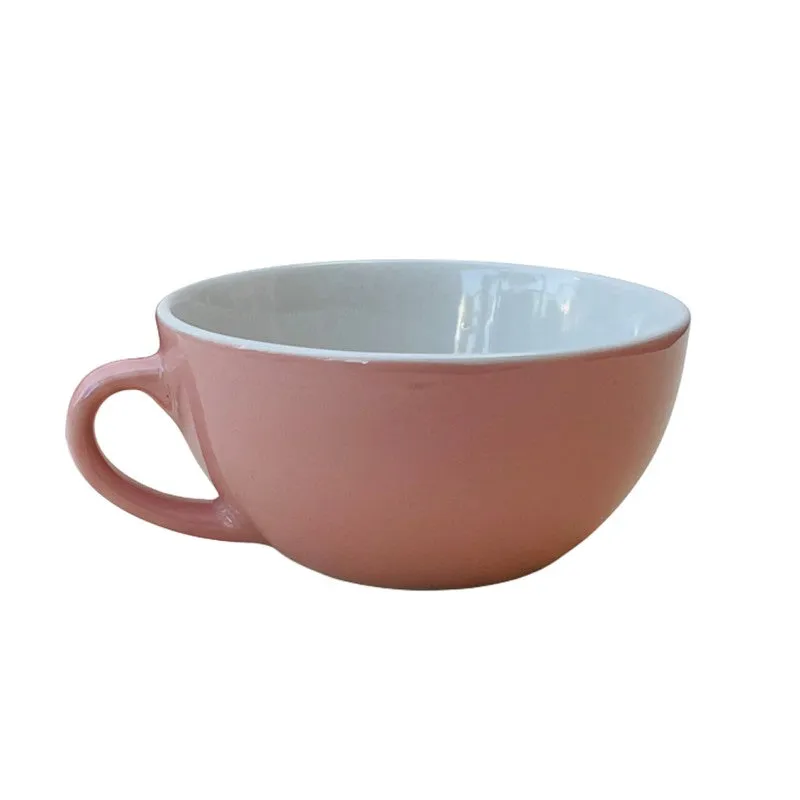 Latte Ceramic Tea Cup (240 mL Each) - Set Of Six media 3