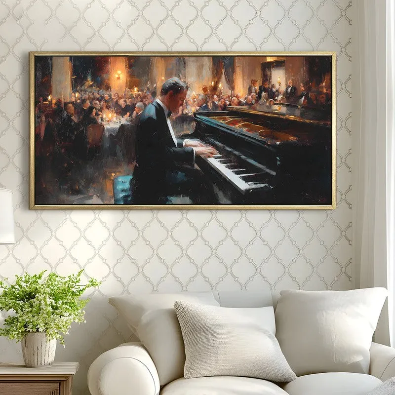 Harmonia Canvas Wall Painting With Frame media 4