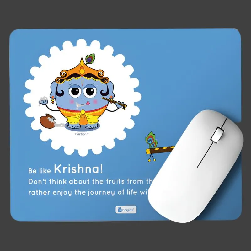 Whimsy Cute Krishna Mouse Pad media 1