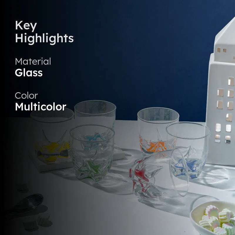 Luminarc Lisbonne Whiskey Glass (300 mL/Multicolor) - Set Of Six media 2
