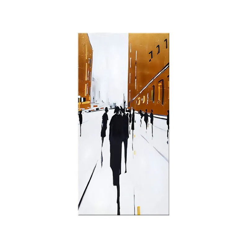 Urban Leisure Walking Poly Canvas Wall Painting media 4