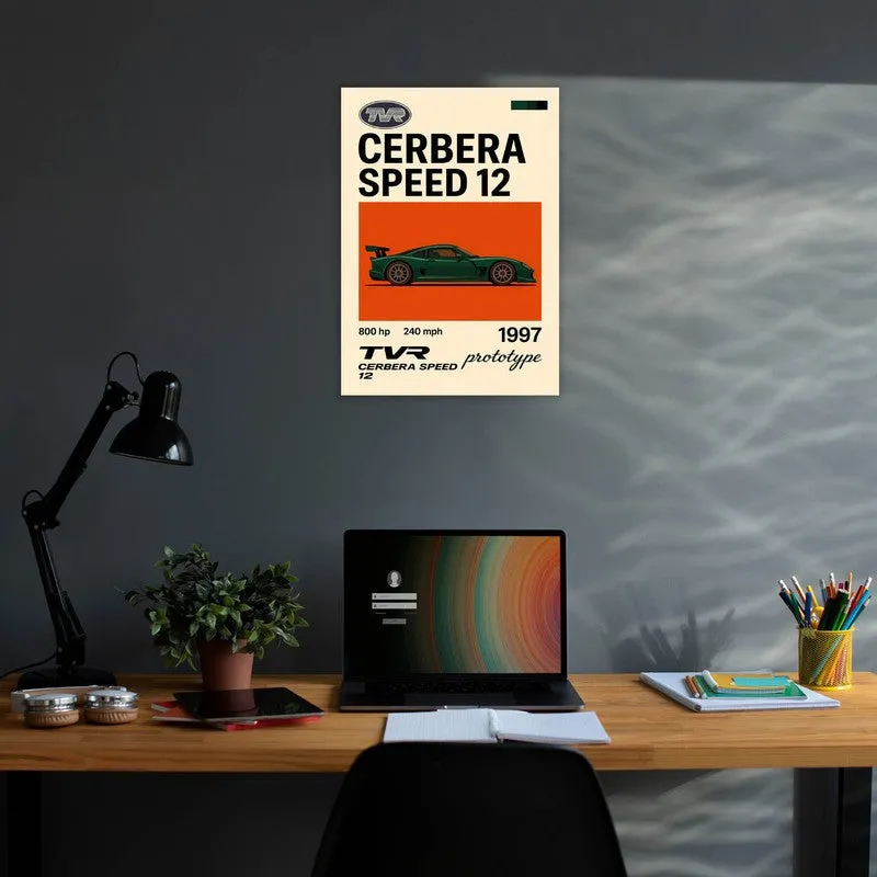 Cerbera Speed Legend Wall Poster media 6