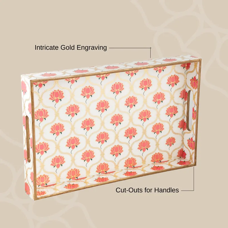Lotus Grace Serving Tray media 5
