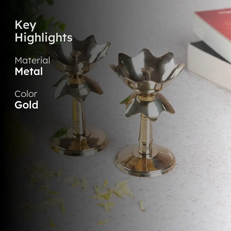 Kopal Decorative Diya - Set Of Two media 2