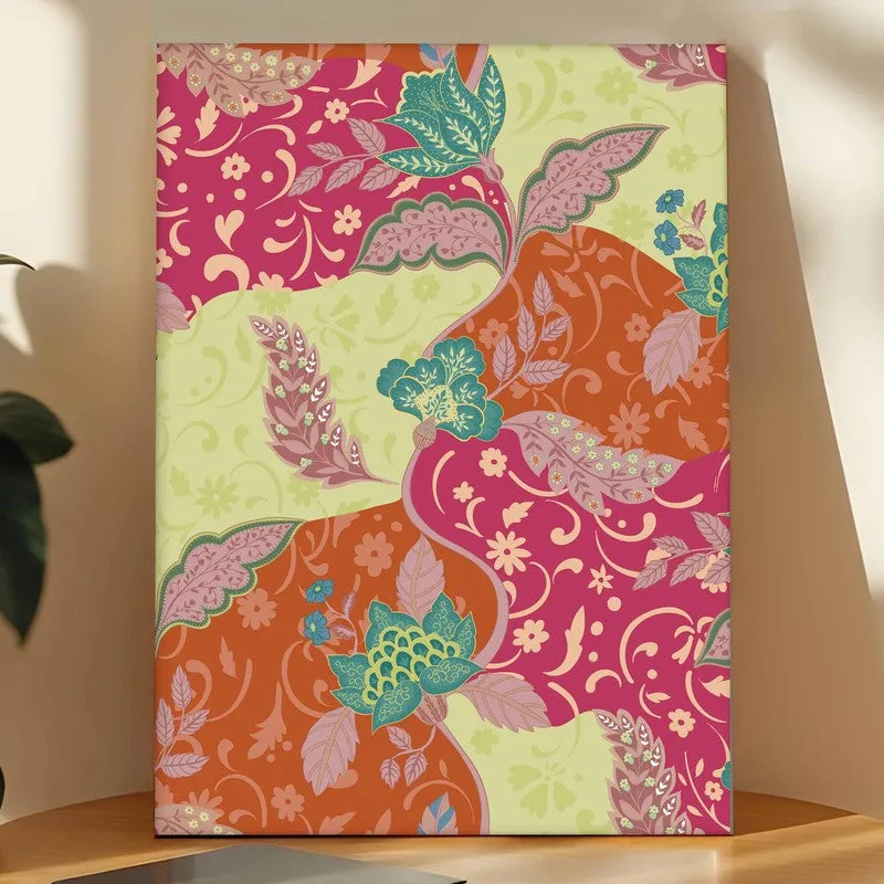 Abstract Folk Canvas Wall Art media 5