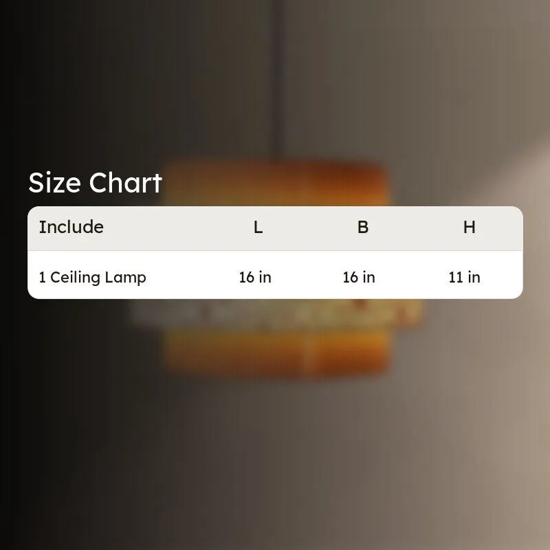 Fig Living Colour Weave Cotton Ceiling Lamp - Brown media 8