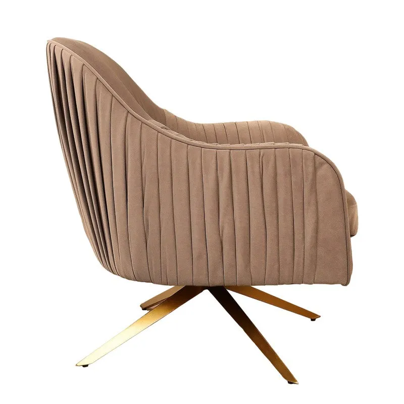 Vyntra Neem Wood Accent Chair - Brown media 7