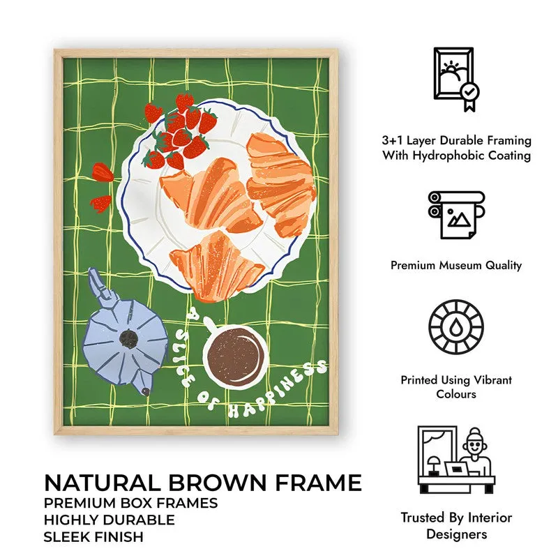 Olive Dining Archival Canvas Wall Art - Brown media 11