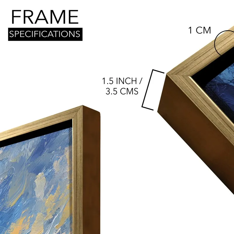 Stormlight Prairie Canvas Wall Painting With Frame media 8