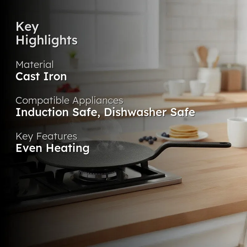 Firecraft Cat Iron Roti Tawa media 2