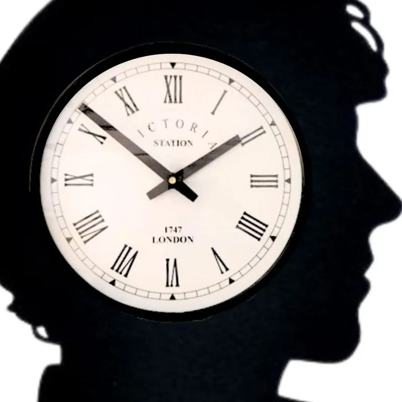 Shadowtime Steel Analog Wall Clock - Black media 5