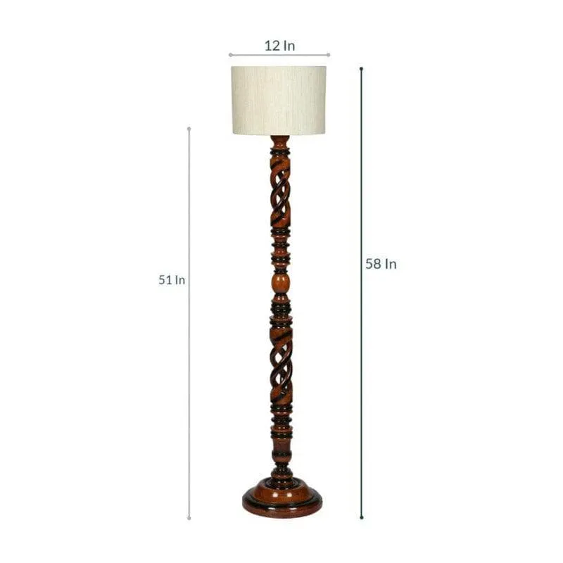 Branda Floor Lamp - White media 6