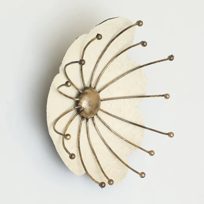 Fleur Of Light Metal & Ceramic Wall Accent media 3