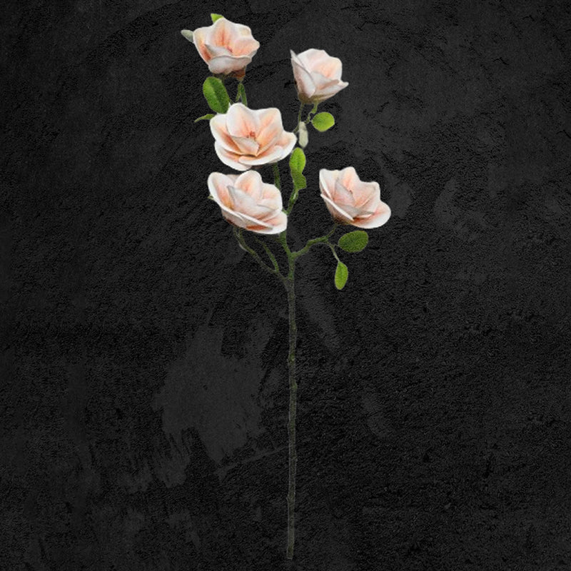 Artificial Decorative Magnolia Flower Stick - Peach media 3