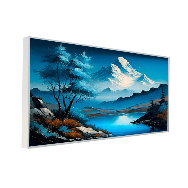 Pheme Ethereal Mountains Canvas Wall Painting media 4