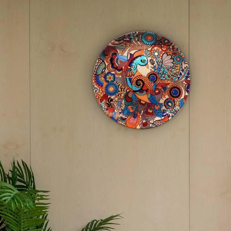 Peacock Admiration Decorative Plate media 4