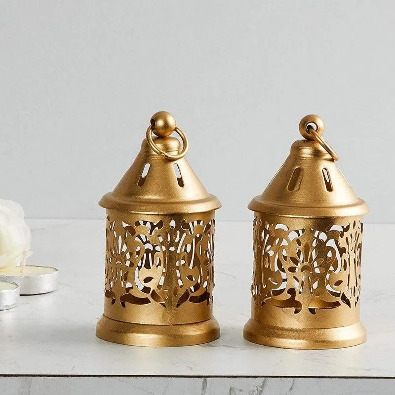 Mandir Lantern Iron Tealight Candle Holder - Set Of Two media 3