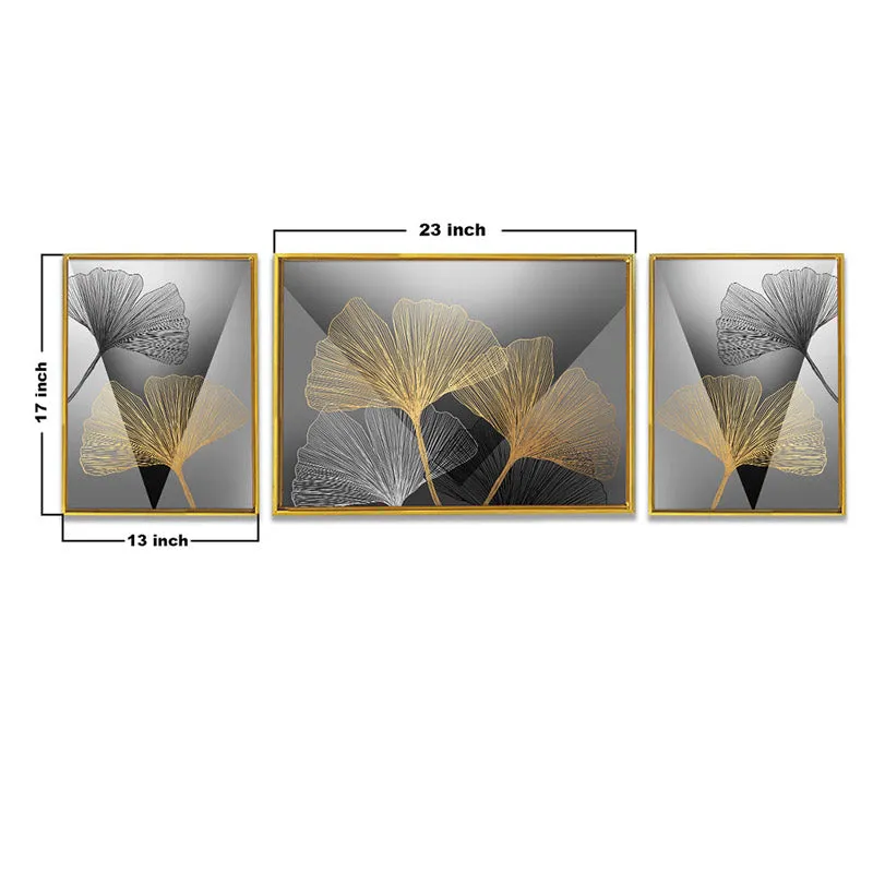 Tori Cotton Canvas Wall Art - Set Of Three media 6
